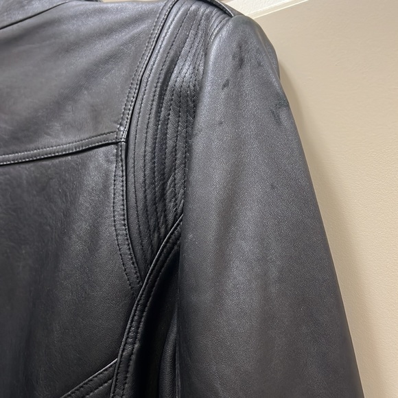 Kenneth Cole Reaction Black Leather Jacket Size XL - Picture 13 of 13